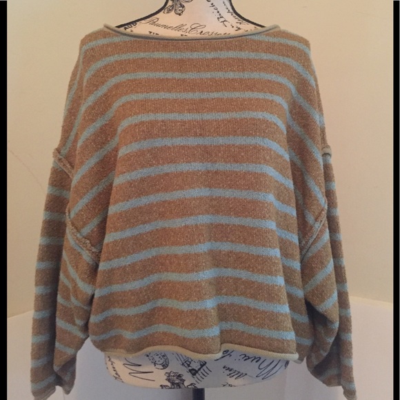 Free People Bardot Serenity Combo Sweater Sz Small - Picture 1 of 5